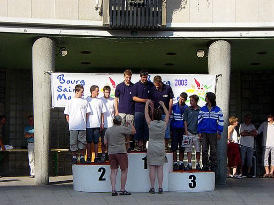 Podium patrouille Cadets