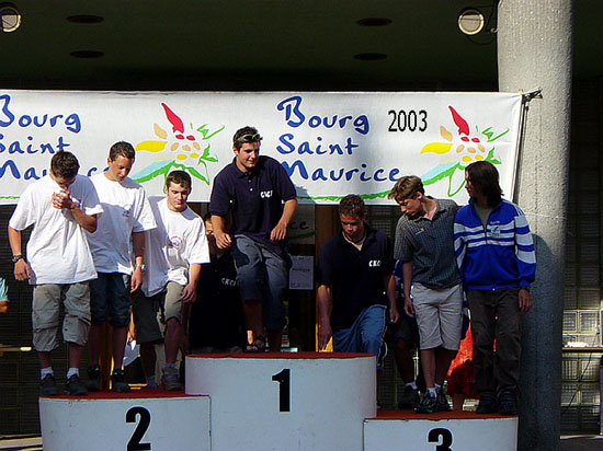 Podium patrouille Cadets